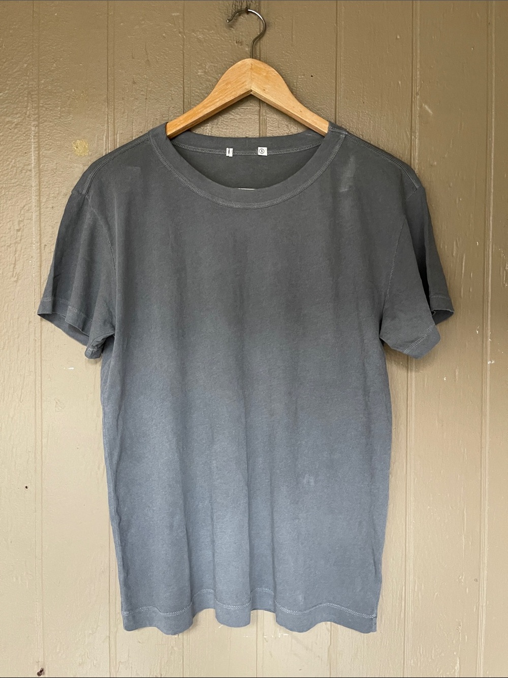 Buck Mason Men's Crewneck Short Sleeve T-Shirt - Gray Size S